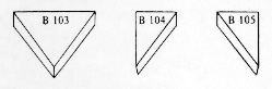 Trio finishing elements